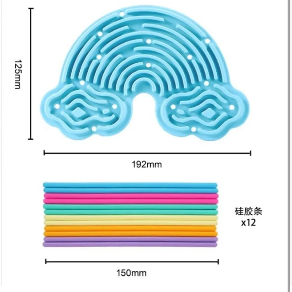 Colorful Rainbow Silicone Kids Toy sensory toy